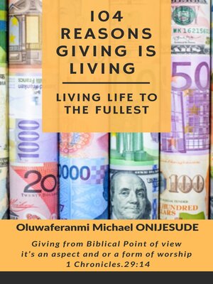 cover image of 104 Reasons Giving is Living--Living Life to the Fullest